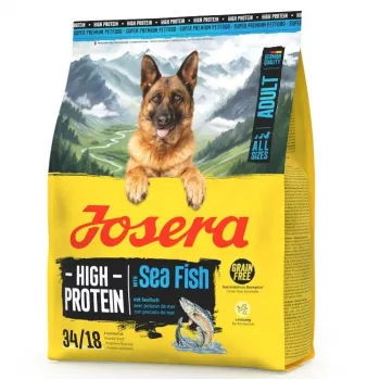 Sausā suņu barība JOSERA High Protein Adult Sea Fish 3 kg — augsta proteīnu satura barība pieaugušiem suņiem ar zivīm
