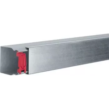 Hager LFS600600VERZ kabeļu kanāls Elektroinstalācijas kanāls (G x P x A) 2000 x 60 x 60 mm 1 gab. cinkots (LFS600600VERZ)