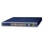 PLANET GS-4210-24PL4C - slēdzis - pārvaldāms - 24 x 10/100/1000 (PoE+) + 4 x Combo Gigabit-SFP - galda, statīvā montējams - PoE+ (440 W) (GS-4210-24PL4C)