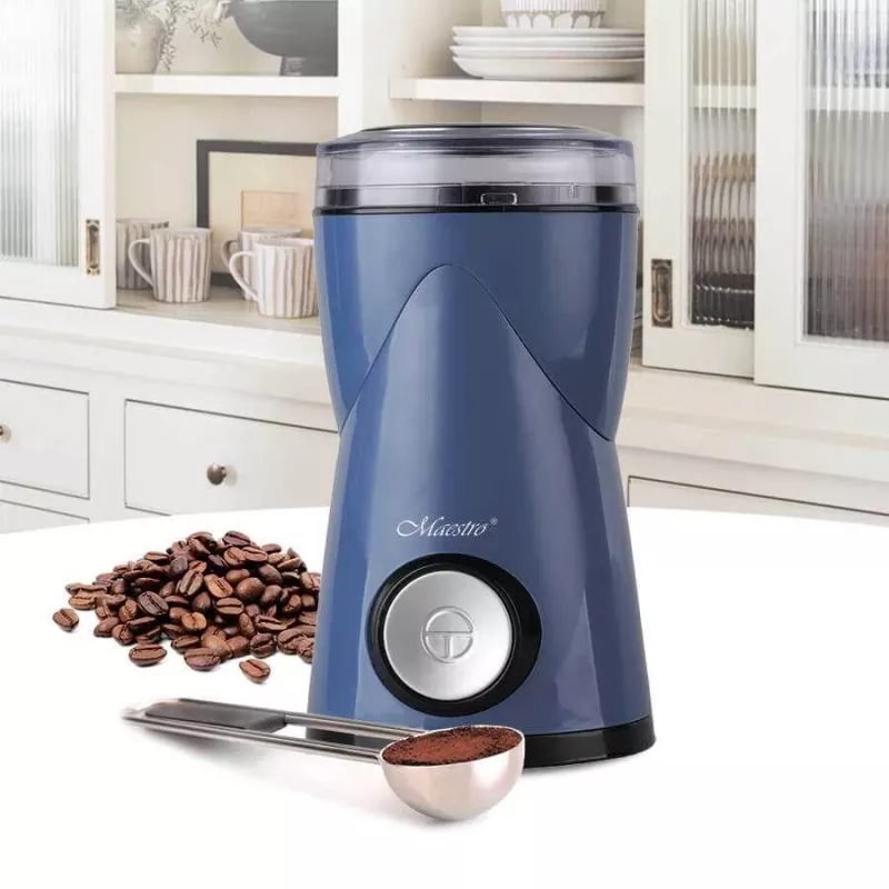 Feel-Maestro MR-453-Zils kafijas dzirnaviņas ar asmeņiem 150 W
