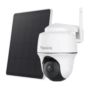 Reolink Argus sērijas B420 ar baterijām darbināma WiFi drošības kamera ar Solar Panel Lite (BWPT2K01SPW)