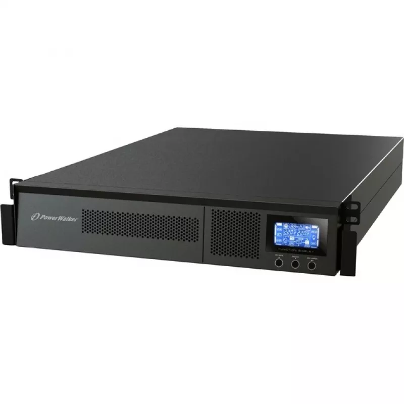Bluewalker PowerWalker VFI 1000RM LCD - UPS - 800 Watt - 1000 VA 7 Ah - RS-232, USB - 8 Output Plugs - 2U - 48,3 cm (19) (10120144)