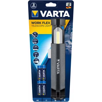LED darba gaisma Varta Work Flex Melns 250 lm IPX4