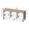 Cama sideboard LOTTA 150 3D wotan oak + mat Melns