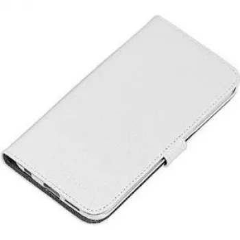 Nevox ORDO - Flip Case for mobile phone - PU Faux Leather - pelēka, White - for Samsung Galaxy S6 edge