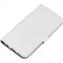 Nevox ORDO - Flip Case for mobile phone - PU Faux Leather - pelēka, White - for Samsung Galaxy S6 edge