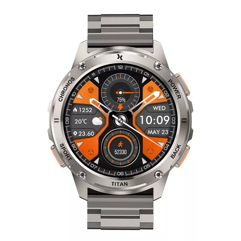 Smartwatch FW110 Titan Chronos sudraba