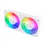 Akasa VEGAS A24 12 cm balts ventilators ar lodīšu gultni