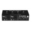 Audio interfeiss M-Audio M-Track Duo — USB 2-ieejas/2-izejas, 16 bitu/48 kHz, 1x XLR/TS combo, 1x instrumenta ieeja, fantoma 48V