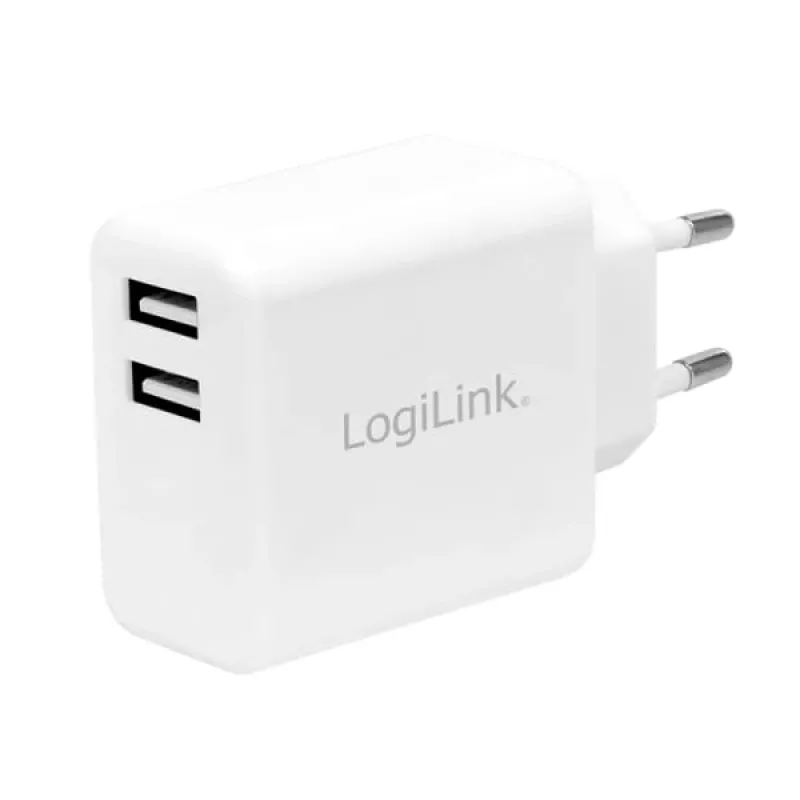 LogiLink barošanas bloks - 12 W - 2,4 A - 2 izejas pieslēgvietas (USB)