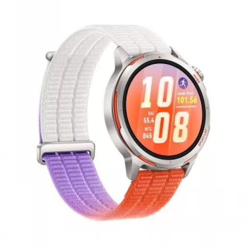 Smartwatch HUAWEI GT Runner 2 — 1,32 collas (3,35 cm) AMOLED, 466×466, titāna, GPS, fluorelastomēra siksniņa