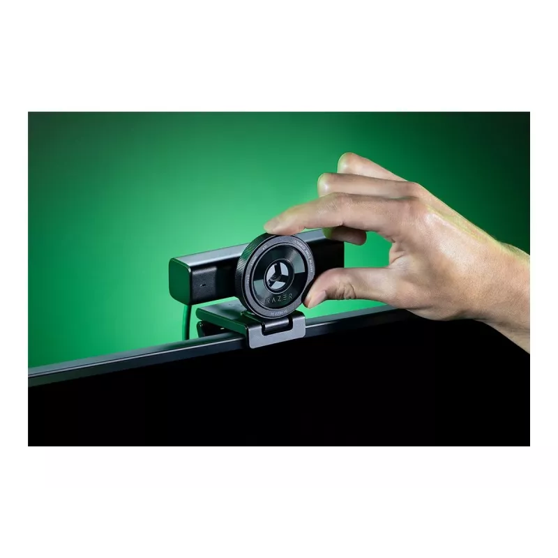 Razer | Tīmekļkamera | Kiyo V2 | MJPEG līdz 4K 30 FPS, 1080p 60 FPS, YUY2 līdz 4K 15 FPS, 1080p 60 FPS, NV12 līdz 4K 20 FPS, 1080p 60 FPS