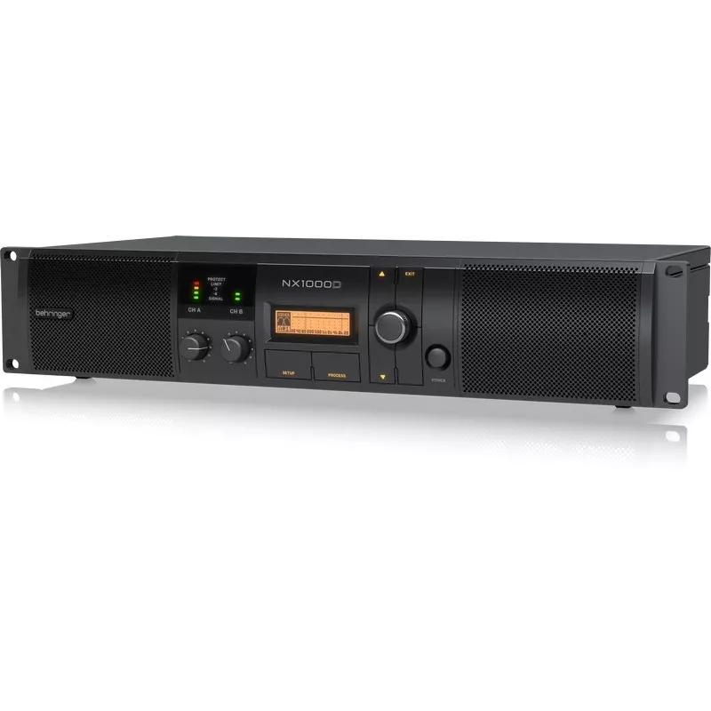 Behringer NX1000D audio pastiprinātājs Performance/stage Melns