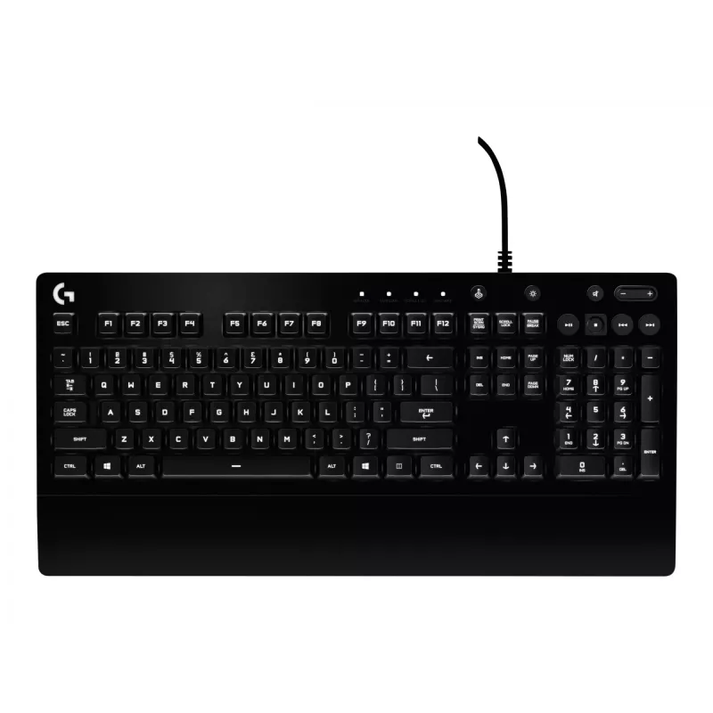 Spēļu tastatūra Logitech G G213 Prodigy RGB LED pilna izmēra, vadu