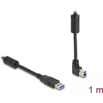 DeLOCK USB kabelis Type-A male to Type-B male 90° leņķī 1 m