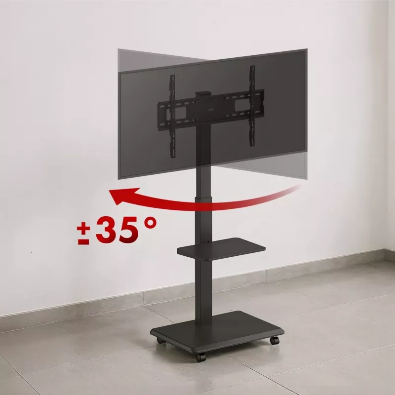 TV statīvs ergo office ER-304 B, maksimālā slodze 50 kg, VESA 600x400