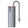 USB-C centrmezgls Tellur TLL321061 ar PD 3.0 100W, HDMI izeju un 3× USB 3.0 portiem
