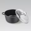 Maestro MR-4624C katls ar vāku 24 cm 4 l Melns