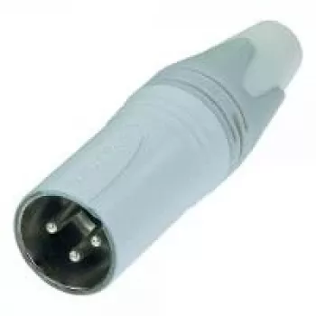 NEUTRIK XLR savienotāja spraudnis, taisns Polu skaits: 3 Balts NC3MXX-WT 1 gab. (NC3MXX-WT)