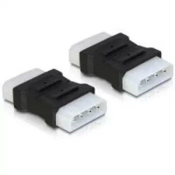 Kabeļa savienotāja pārveidotājs DeLOCK 65044 4-pin Molex melns