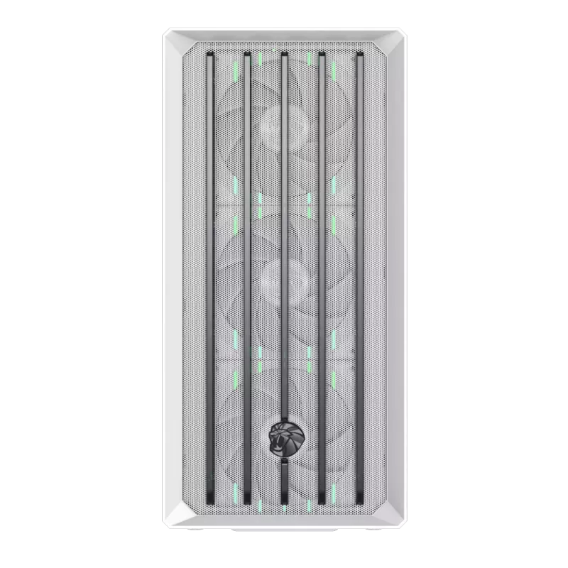 Gamemax korpuss | CLAW 460 WH | Balts | Mid-Tower | Barošanas bloks nav iekļauts