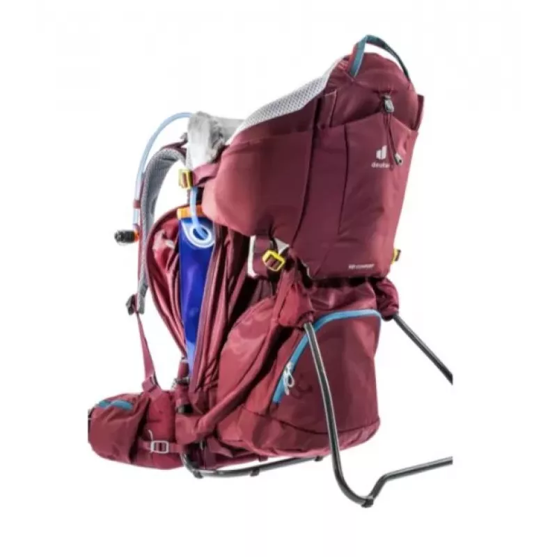 Deuter Kid Comfort zīdaiņu nesējsoma, poliamīds, sarkana