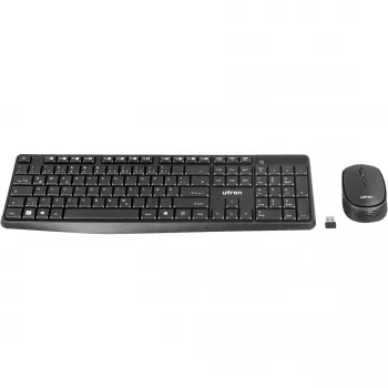Ultron UMC300 Tastatūras un peles komplekts - RF bezvadu Vācu Melns (364180)