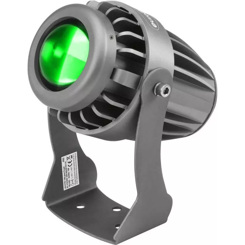LED pinspot EUROLITE PST-10W zaļš 10W – virziena skatuves/klubu apgaismojums
