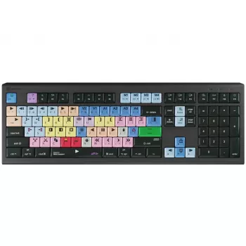 Logickeyboard Avid Media Composer Astra 2 tastatūra universāla USB QWERTY vācu pelēka