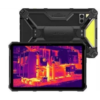 Planšetdators UleFone Armor Pad 4 Ultra — 10,1 collu displejs, 5G, termokamera, 8 GB RAM, 256 GB atmiņa, Android, melns