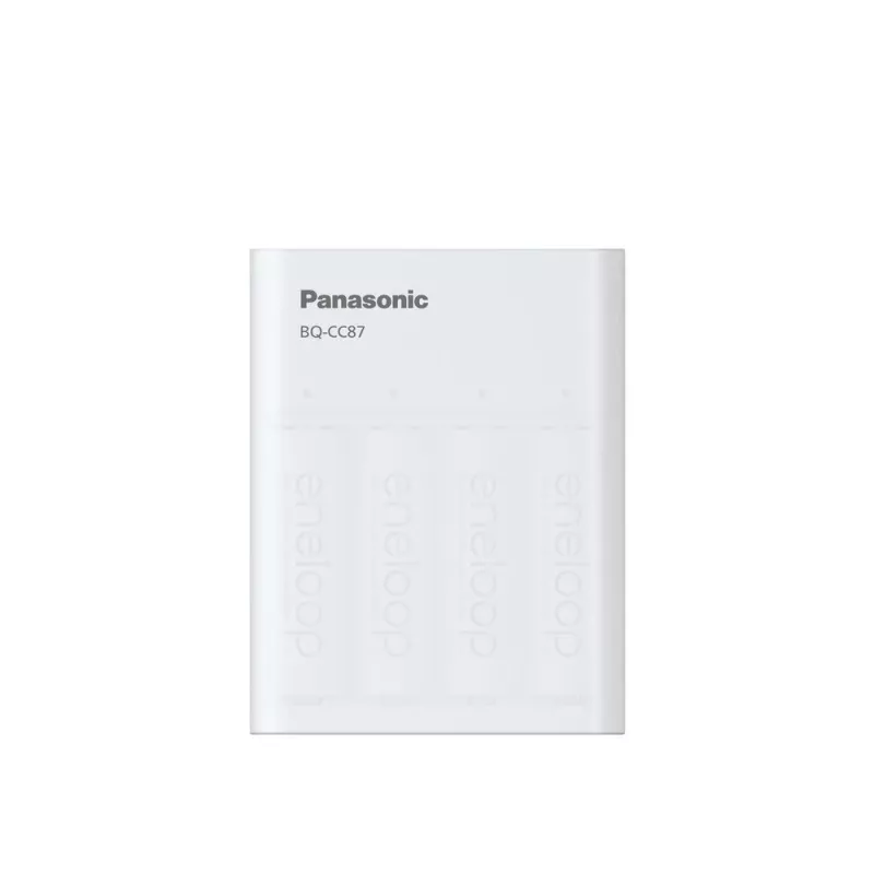 USB lādētājs akumulatoriem PANASONIC Eneloop Smartplus BQ-CC87 + 4x AA 2000 mAh (K-KJ87MCD40USB)