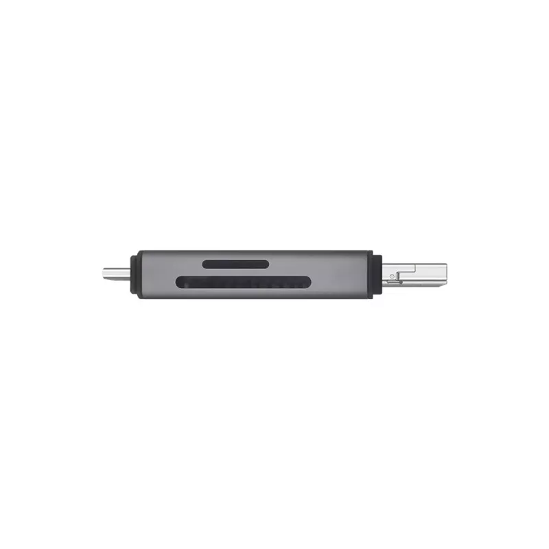 SD karšu lasītājs 3-in-1, USB-C + USB-A 2.0 + Micro USB