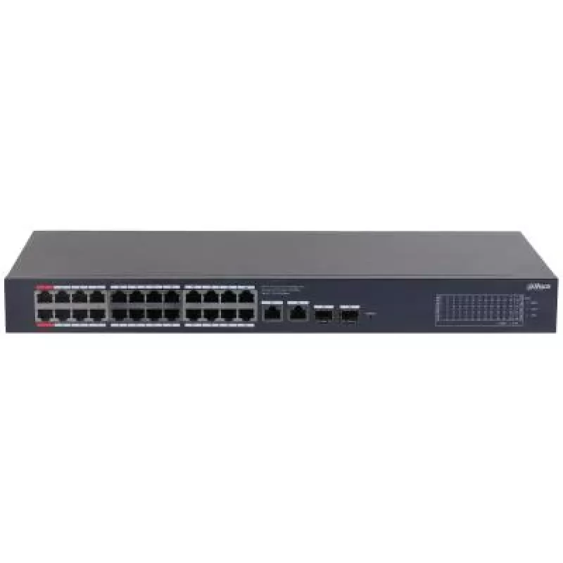 Dahua Technology CS4228-24GT-240 tīkla komutators Pārvaldāms L2 Gigabit Ethernet (10/100/1000) Power over Ethernet (PoE) Melns