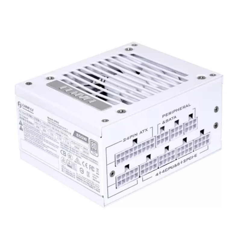 Barošanas bloks Lian Li SP0850G.W 850 W SFX 80 PLUS Gold 20+4 pin ATX balts