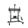 TV statīvs ONKRON TS1991E-B mobilais grīdas statīvs 55–100 collu televizoriem, melns, augstums 1100–1600 mm, 130 kg, VESA līdz 1000×600