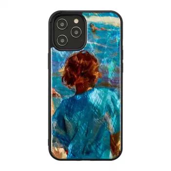 Aizsargtelefona maciņš iKins Apple iPhone 12 Pro Max — bērnu pludmales dizains