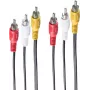 Video kabeļa adapteris ShiverPeaks BS90024 2m 3xRCA