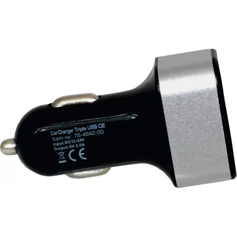 Automašīnas lādētājs TECHNISAT CARCHARGER TRIPLE USB C ar trim USB-C/USB-A pieslēgvietām