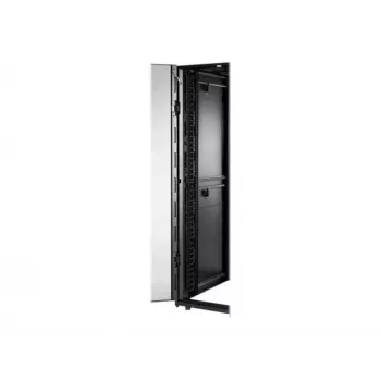 APC NetShelter kabeļu pārvaldība, vertikāls kabeļu pārvaldnieks, NetShelter SX 600 mm platumam 45U, komplektā 2 gab., 107 x 1911 x 45 mm