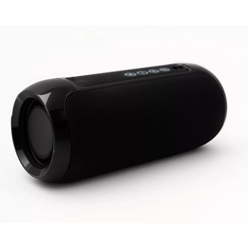 Pārnēsājams Bluetooth stereo skaļrunis SQUEAK SQ1008 — 14W RMS, Bluetooth 5.3, 1200 mAh, IPX4, FM, LED, AUX, USB