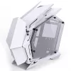 Mini Micro-ATX tornis Jonsbo MOD3 rūdīta stikla balts datora korpuss, Mini-ITX/Micro-ATX atbalsts