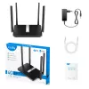 Cudy LT500 bezvadu maršrutētājs Fast Ethernet Divjoslu (2.4 GHz / 5 GHz) 4G Melns