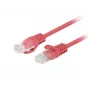 Tīkla kabelis LANBERG PCF6-20CC-0025-R Cat6 U/UTP RJ-45 uz RJ-45 0.25 m Sarkans, CCA, 250 MHz