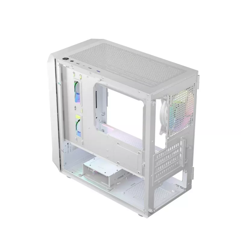 Logic PORTOS ARGB MINI USB 3.0 korpuss balts