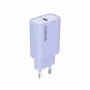 Sienas lādētājs CANYON OnCharge 30CL, 30 W USB-C PD, 1 PD izeja, ES kontaktdakša, violets