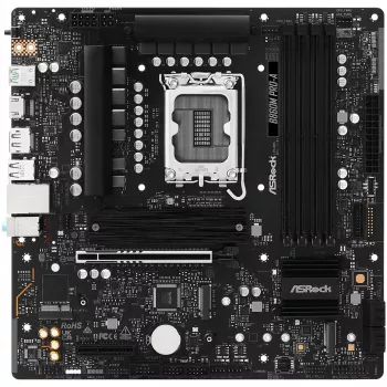 Mātesplate ASRock B860M Pro-A micro ATX — Intel B860, LGA 1851, DDR5, 4 DIMM, līdz 256 GB, 2.5Gb Ethernet