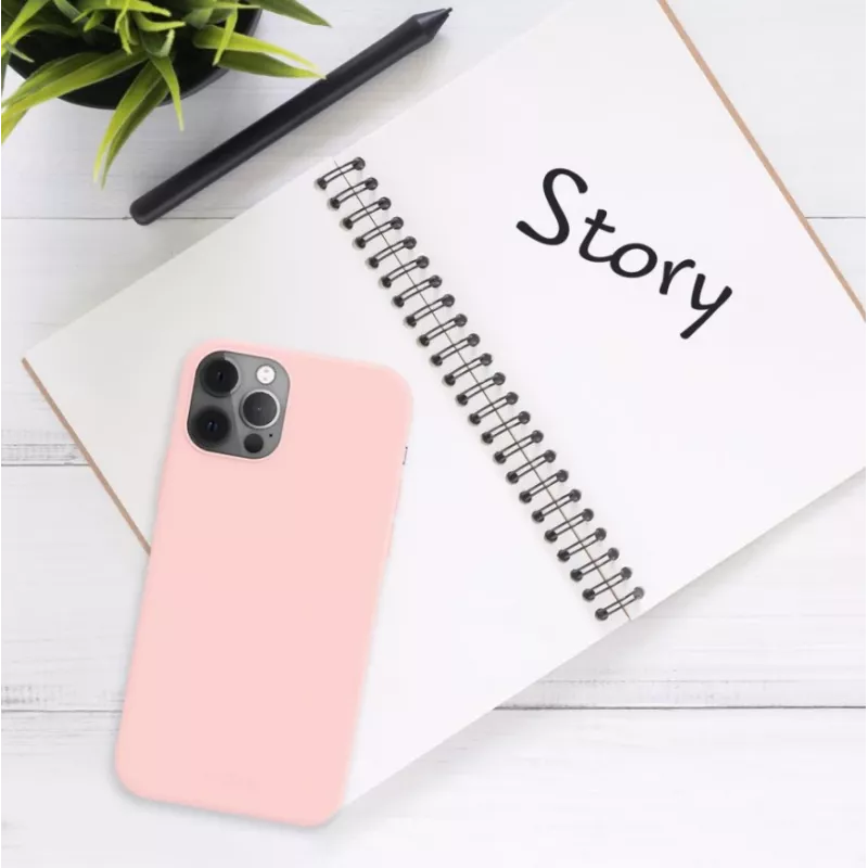 Fixed Story | Aizmugures vāciņš | Apple | iPhone 16 Pro | Gumijots | Rozā