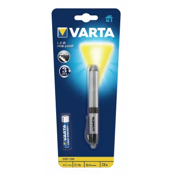 Varta -LEDPL - pin-Blinklicht - Sudrabaina - Alumīnijs - LED - 1 lampas - 3 lm