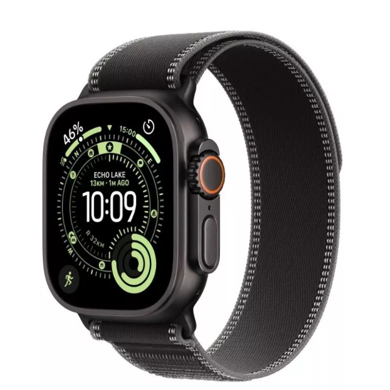 Viedpulkstenis Apple Watch Ultra 3 GPS + Cellular 49mm Melns Titāna Korpuss