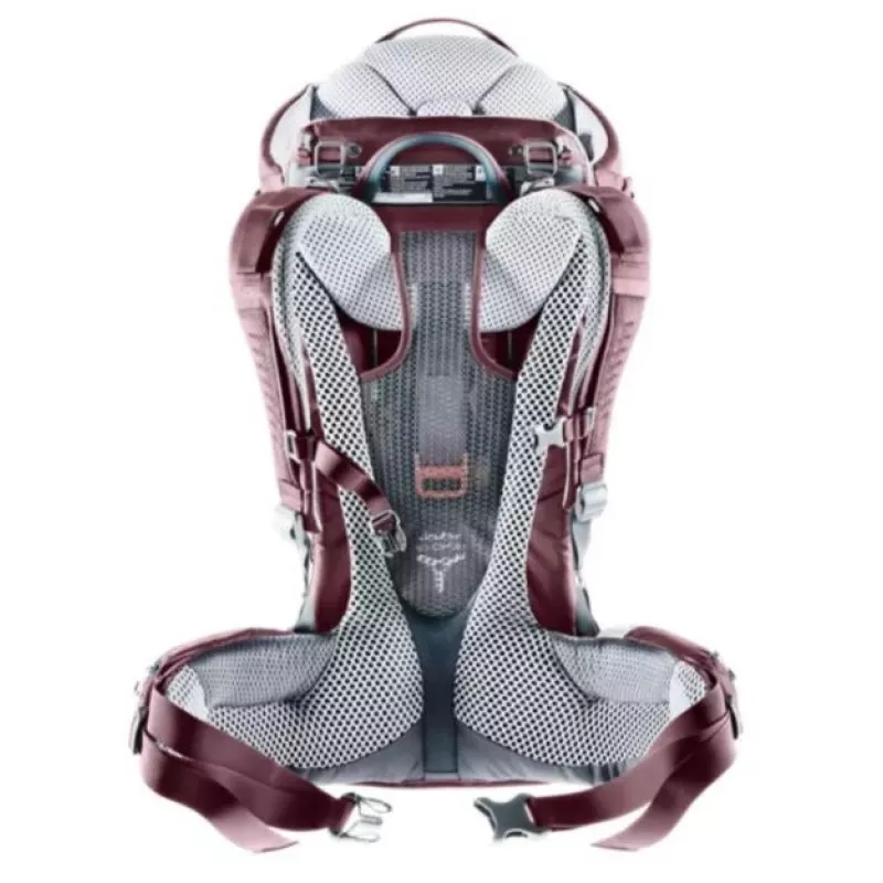 Deuter Kid Comfort zīdaiņu nesējsoma, poliamīds, sarkana